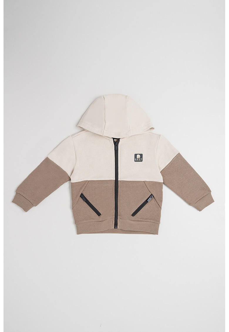 Худи с дизайн с цветен блок с цип Mayoral