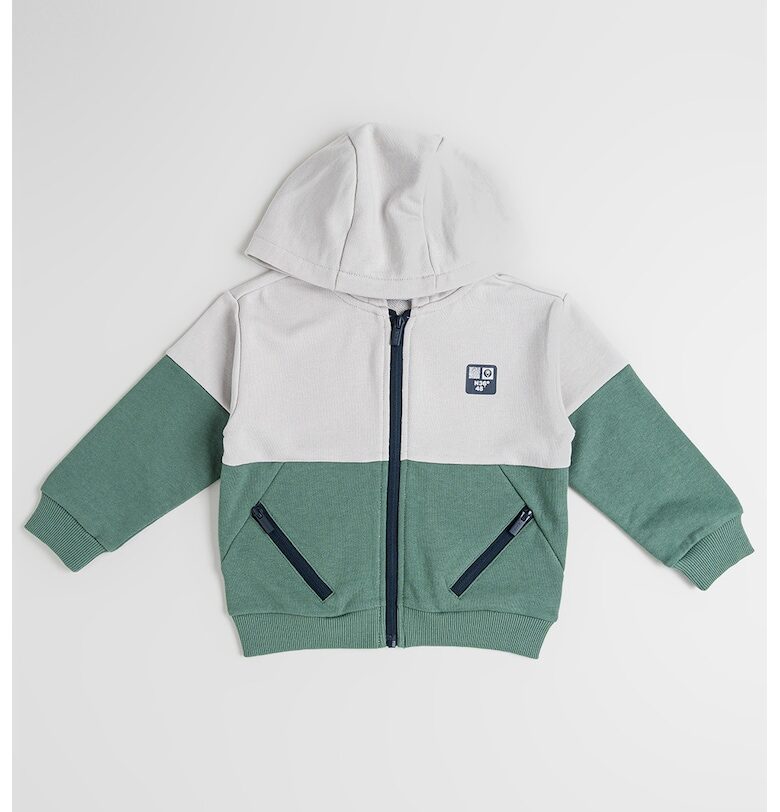 Худи с дизайн с цветен блок с цип Mayoral