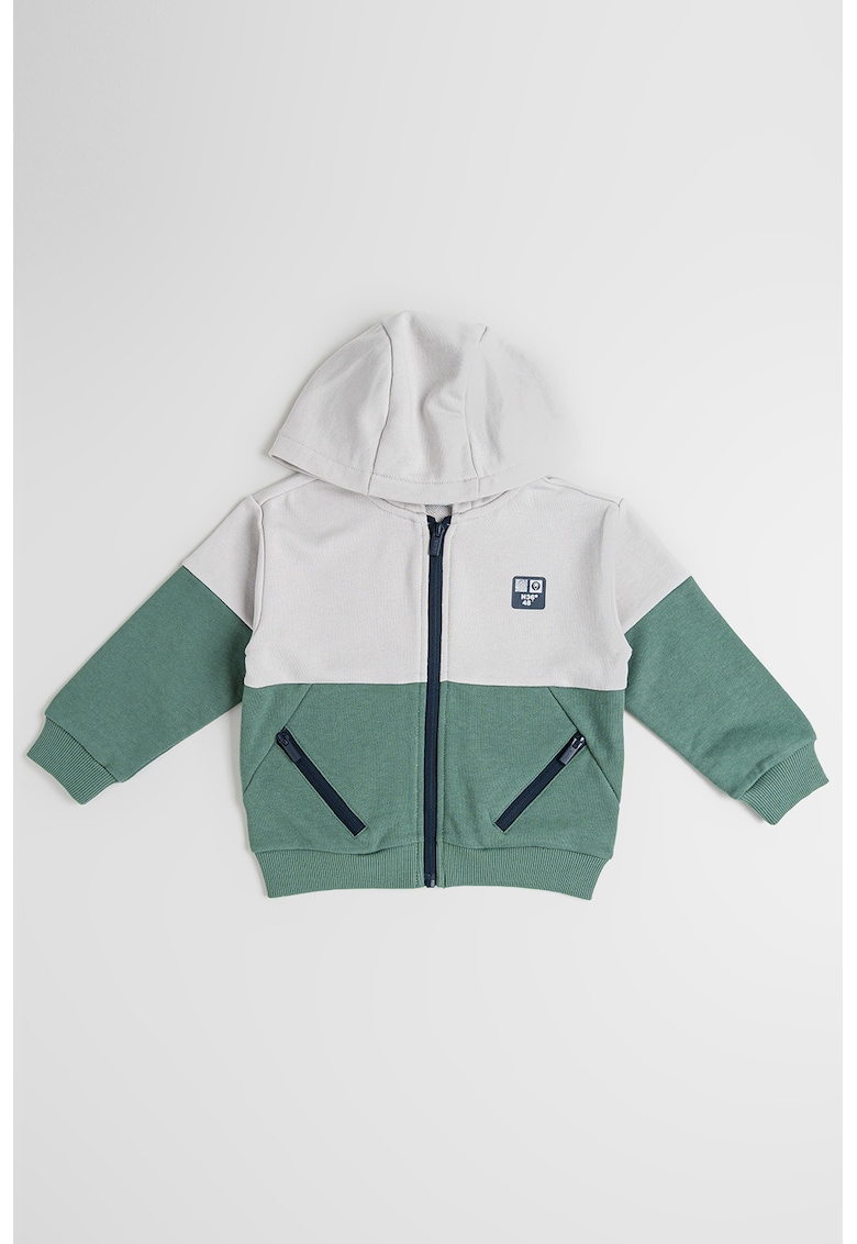 Худи с дизайн с цветен блок с цип Mayoral