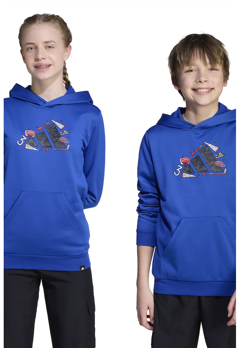 Худи с лого и джоб кенгуру adidas Sportswear