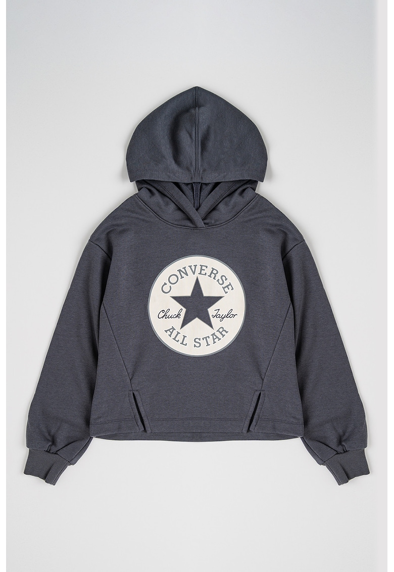 Худи с лого и предни цепки Converse