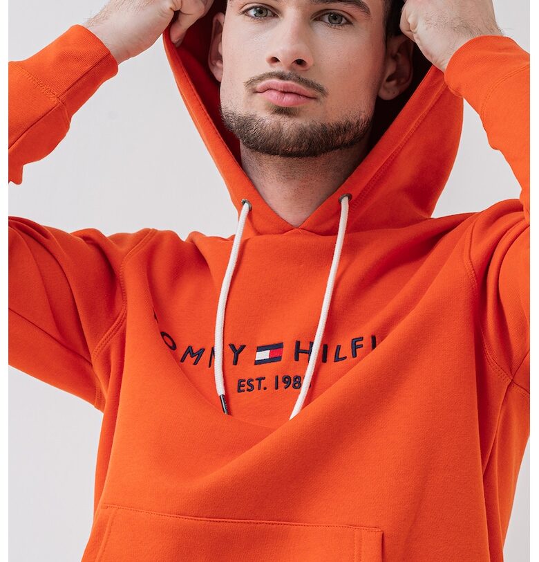 Худи с органичен памук с лого Tommy Hilfiger