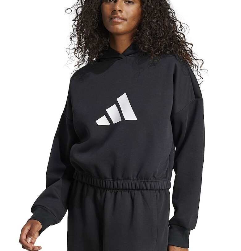 Худи с паднали ръкави и лого adidas Sportswear