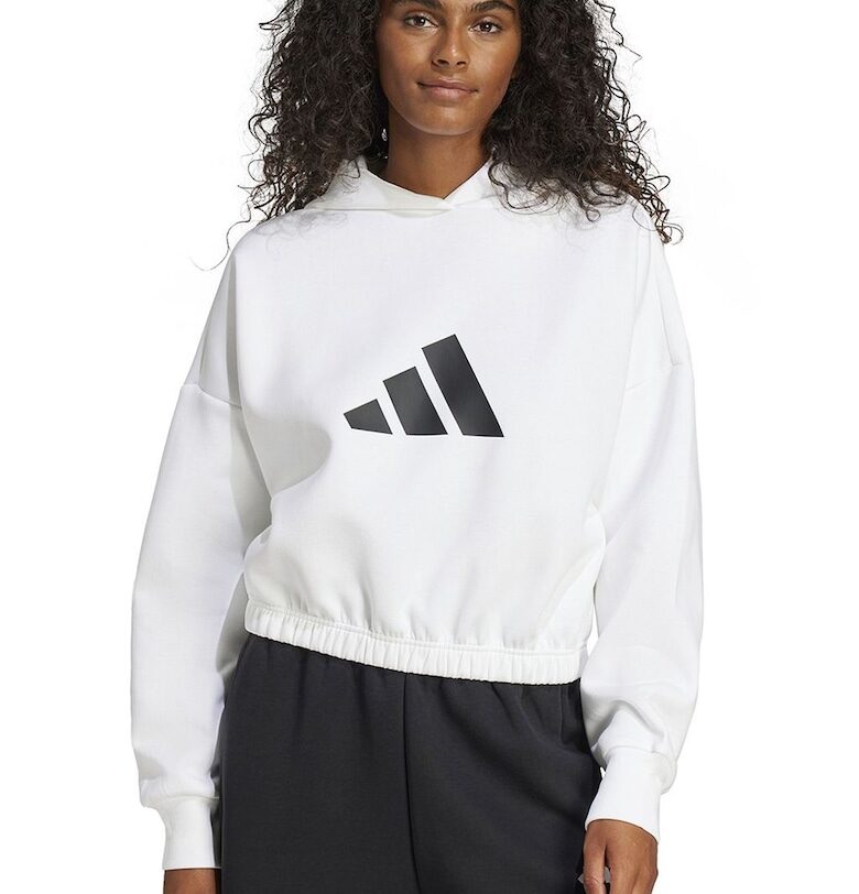 Худи с паднали ръкави и лого adidas Sportswear