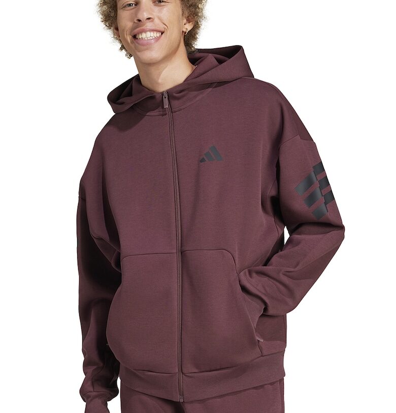 Худи с паднали ръкави и цип adidas Sportswear