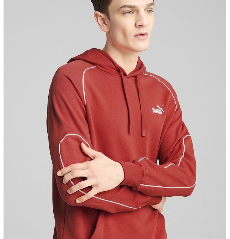 Худи с памук и джоб кенгуру Puma