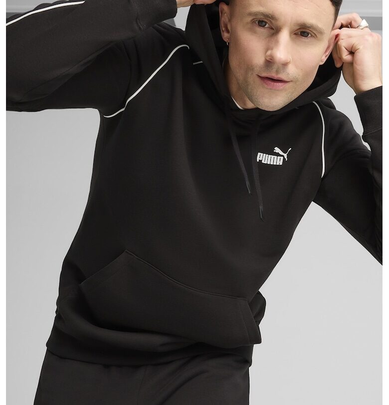 Худи с памук и джоб кенгуру Puma
