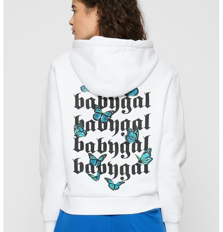 Худи с памук и принт Mister tee