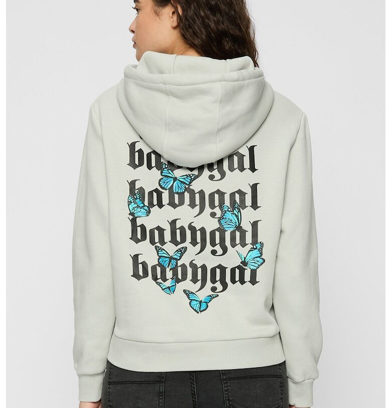 Худи с памук и принт Mister tee