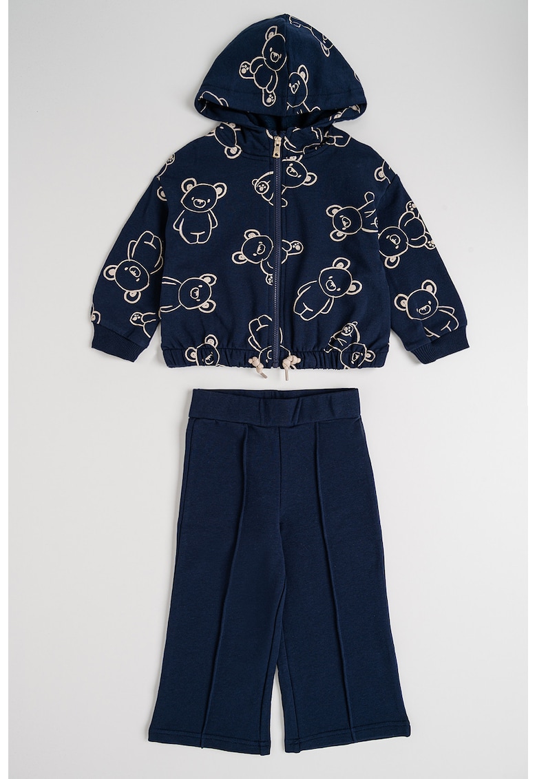 Худи с памук и принт и спортен панталон - 3 части Mayoral