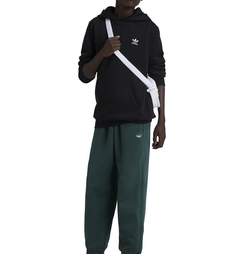 Худи с памук с джоб кенгуру adidas Originals