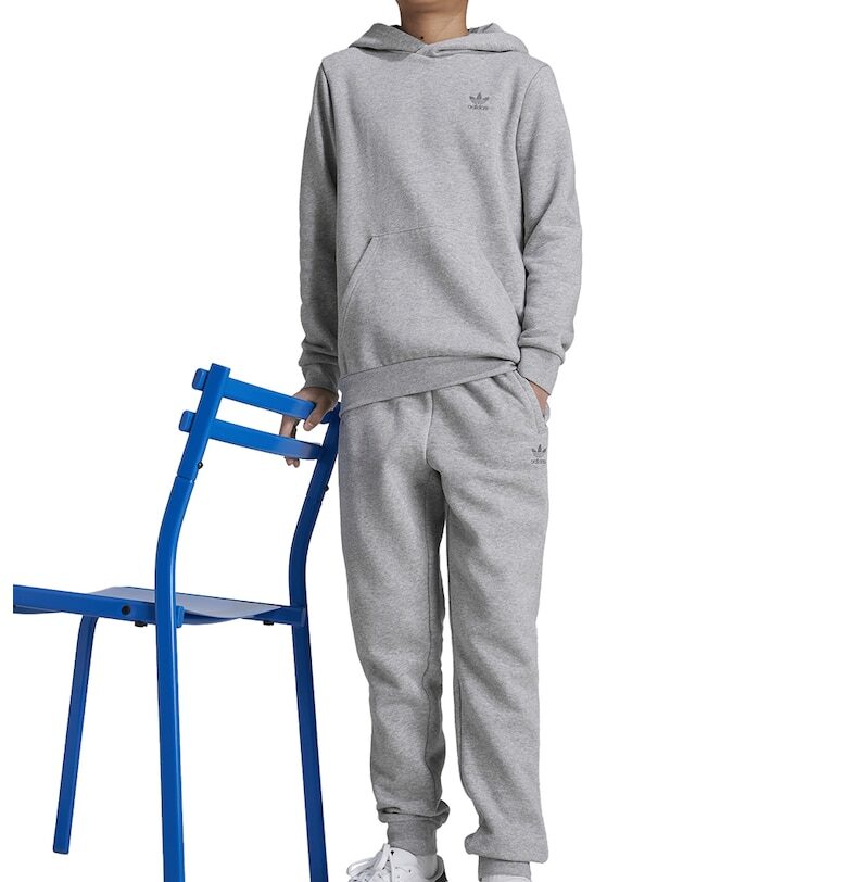 Худи с памук с джоб кенгуру adidas Originals