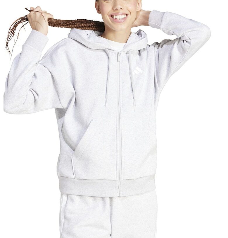 Худи с памук с цип adidas Sportswear