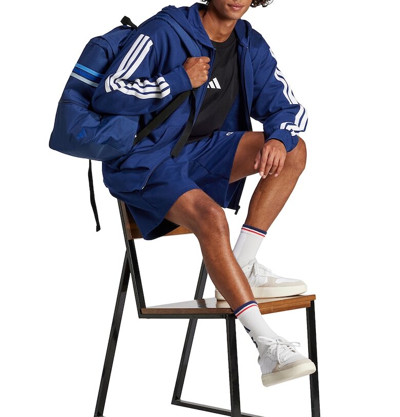 Худи с памук с цип adidas Sportswear