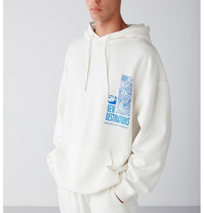 Худи с памук с шарка GRIMELANGE