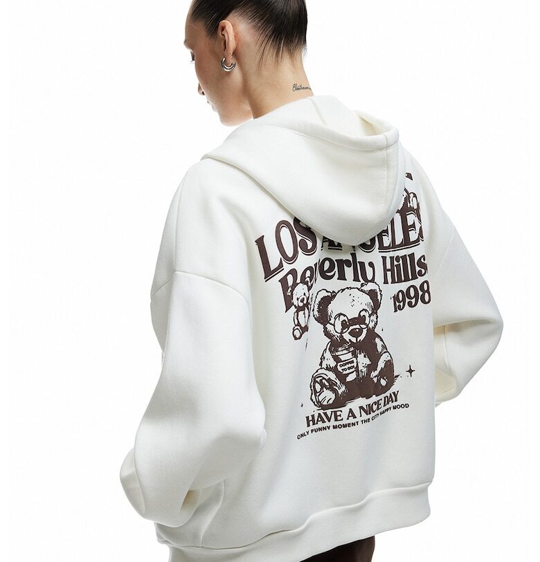 Худи с принт на гърба KOTON