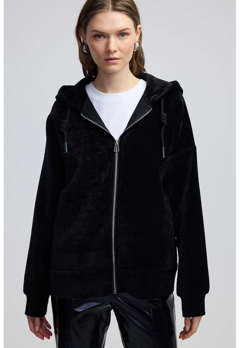 Худи с цип и връзка Ipekyol