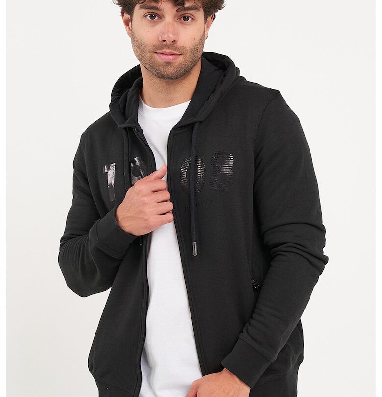 Худи с цип и дълги ръкави Lee Cooper