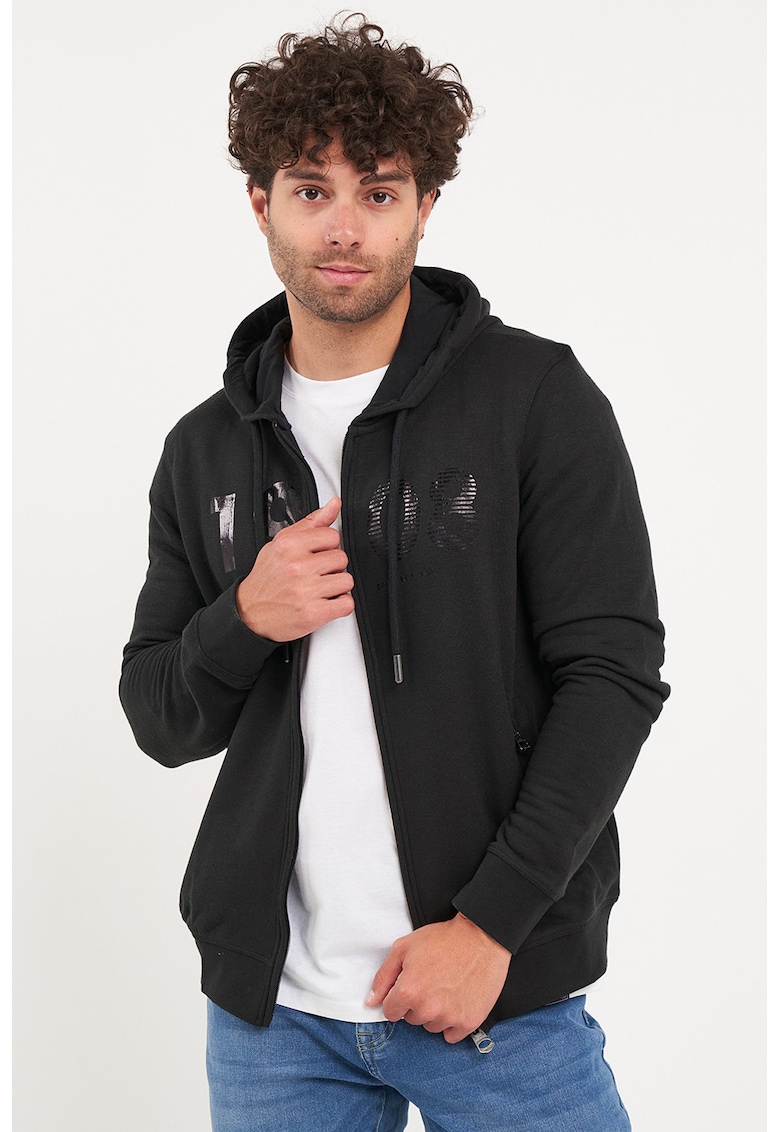Худи с цип и дълги ръкави Lee Cooper