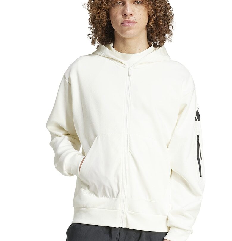 Худи с цип и дълги ръкави adidas Sportswear