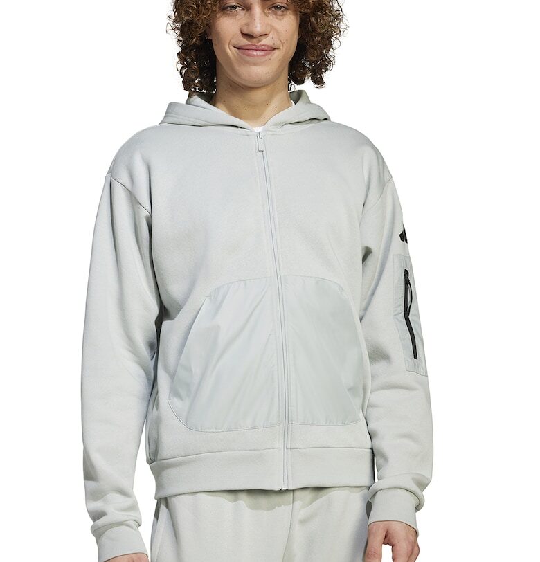 Худи с цип и дълги ръкави adidas Sportswear