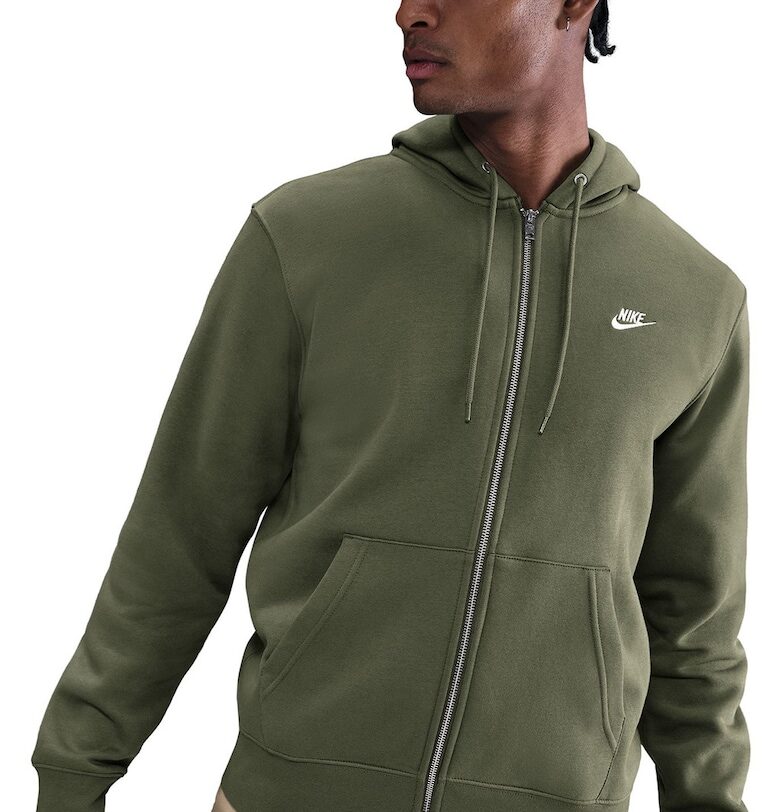 Худи Club с цип и лого Nike