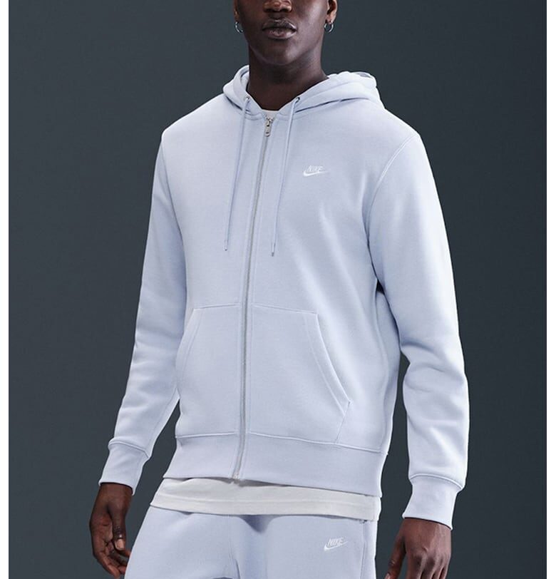 Худи Club с цип и лого Nike