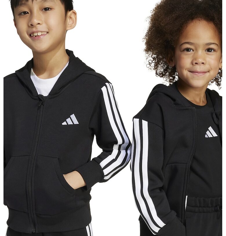 Худи с цип и лого adidas Sportswear