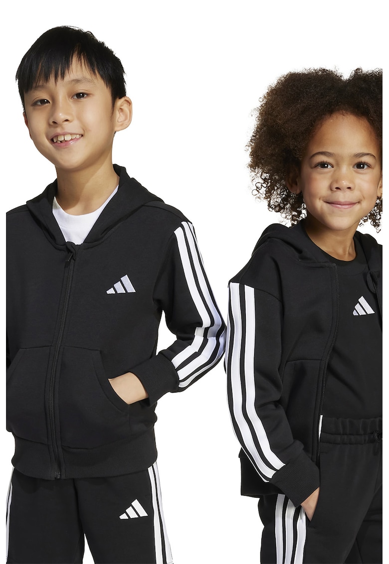 Худи с цип и лого adidas Sportswear