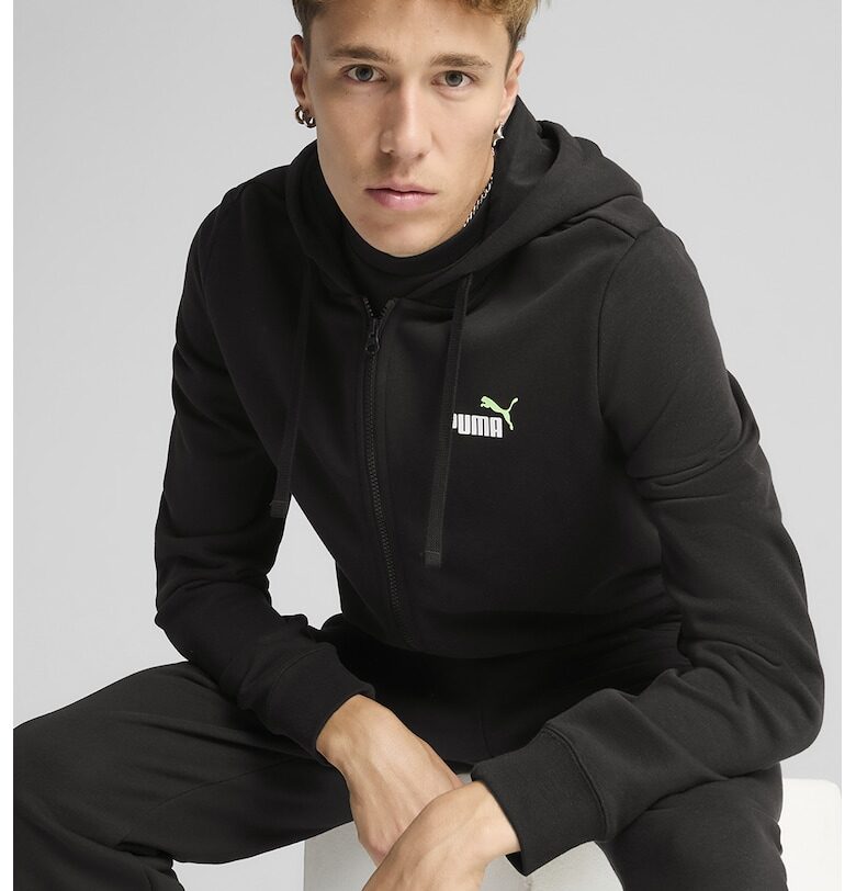Худи с цип и предни джобове Puma