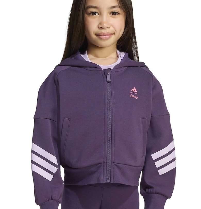 Худи с шарка на Minnie Mouse и паднали ръкави adidas Sportswear