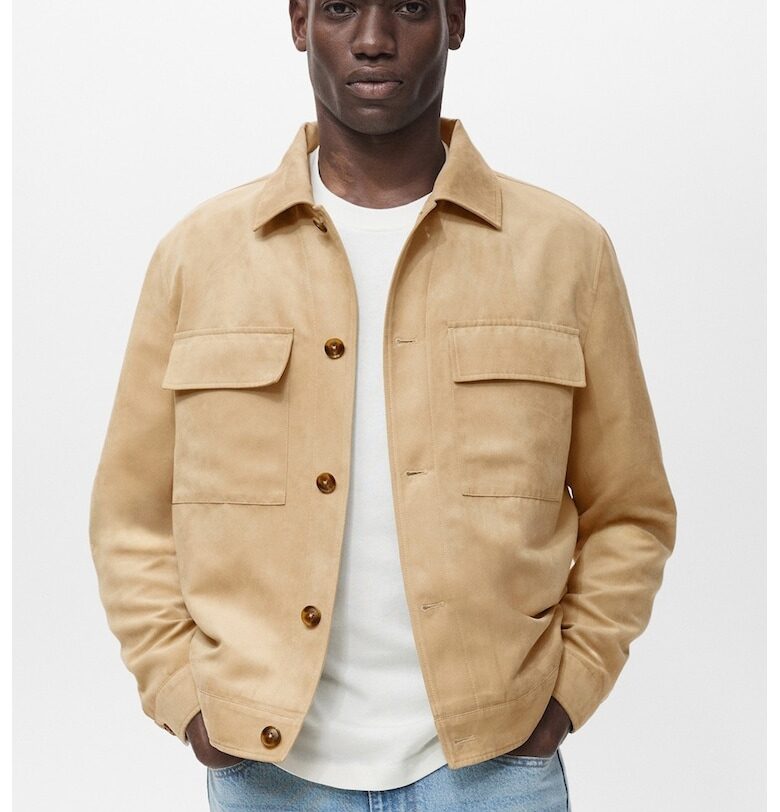 Шакет от еко велур Mango