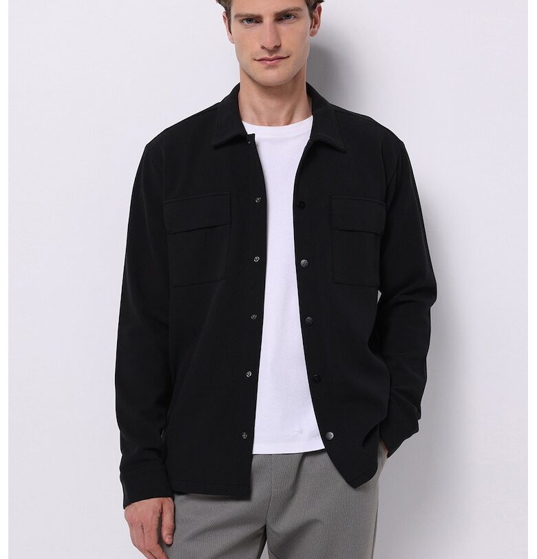 Шакет с памук с капси COLINS