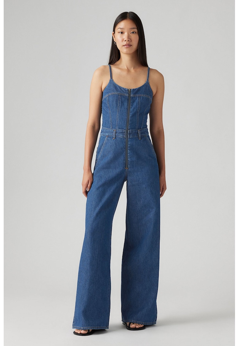Широк дънков гащеризон Levis