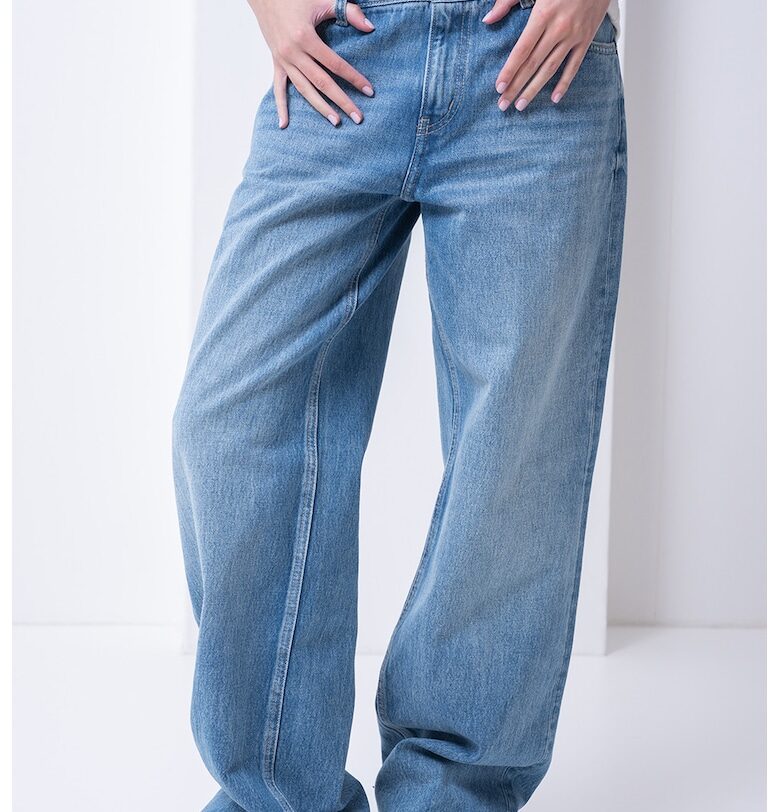 Широк панталон с висока талия HUGO