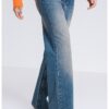 Широки дънки деграде Moschino Jeans