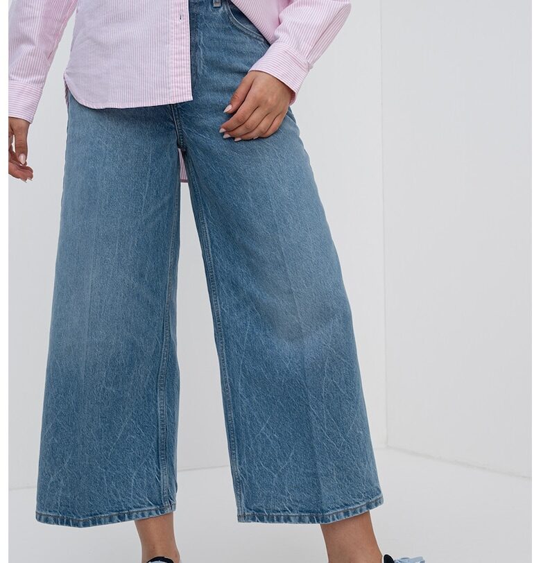 Широки дънки капри Tommy Hilfiger