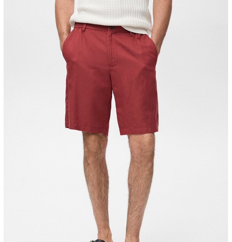 Шорти с лен Mango