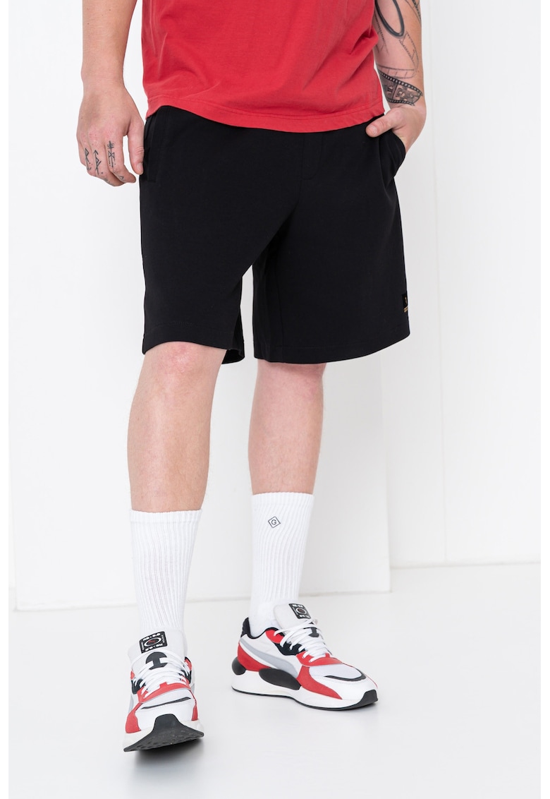 Шорти с памук с връзка ARMANI EXCHANGE