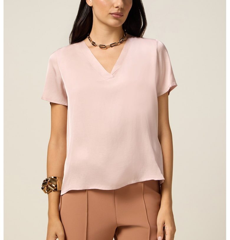 Шпиц блуза с къси ръкави Oltre