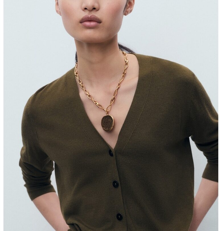 Шпиц жилетка с копчета Mango