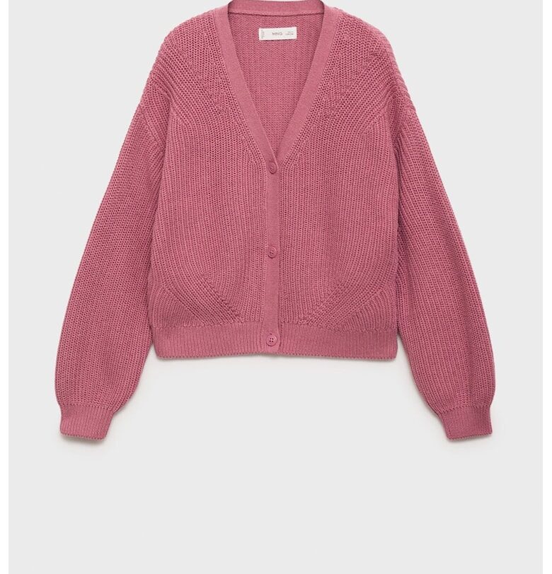 Шпиц жилетка с паднали ръкави Mango