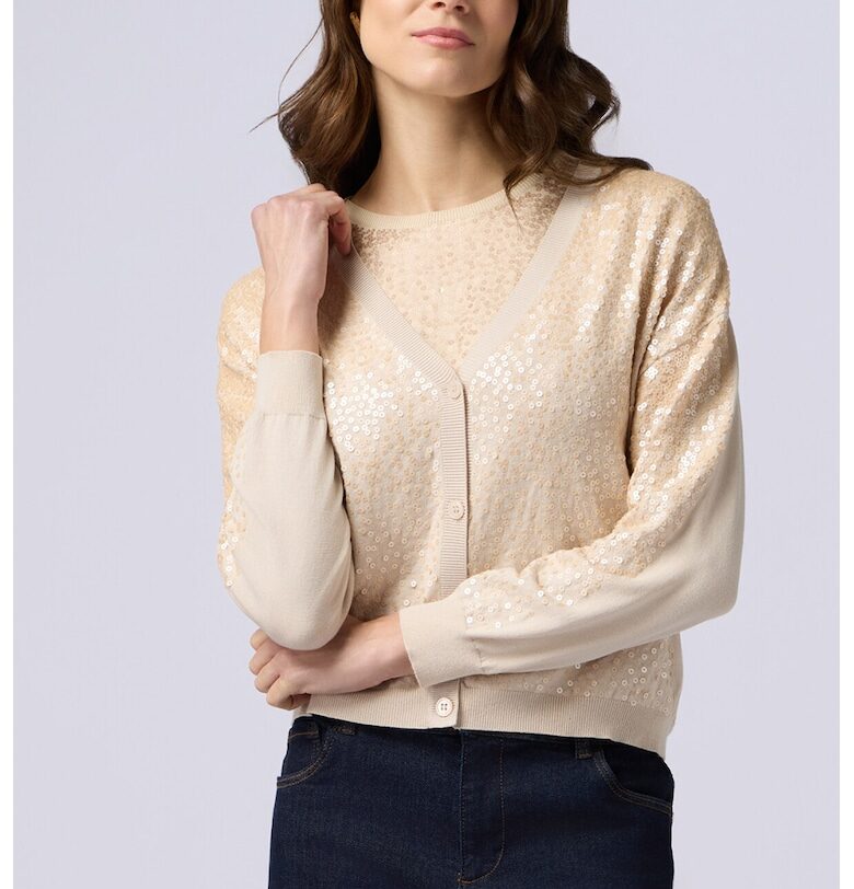 Шпиц жилетка с пайети Oltre