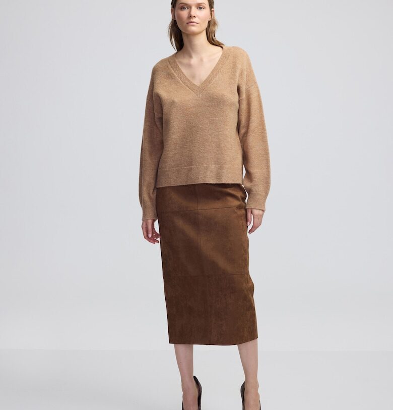 Шпиц пуловер с паднали ръкави Ipekyol