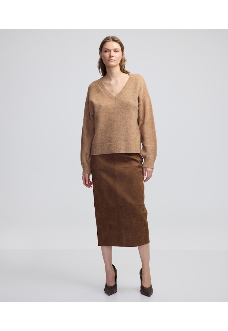 Шпиц пуловер с паднали ръкави Ipekyol