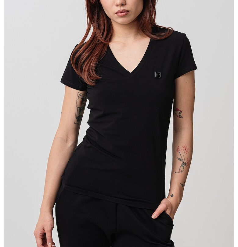 Шпиц тениска по тялото ARMANI EXCHANGE