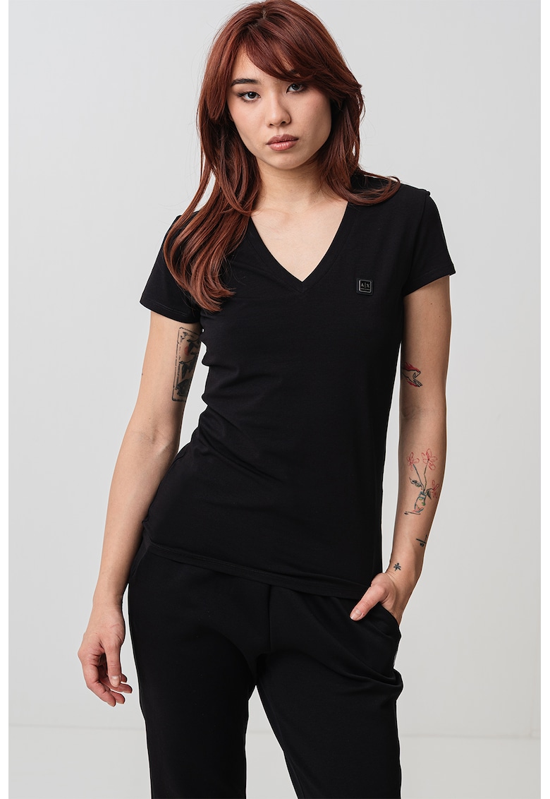 Шпиц тениска по тялото ARMANI EXCHANGE