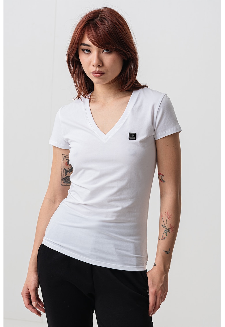 Шпиц тениска по тялото ARMANI EXCHANGE