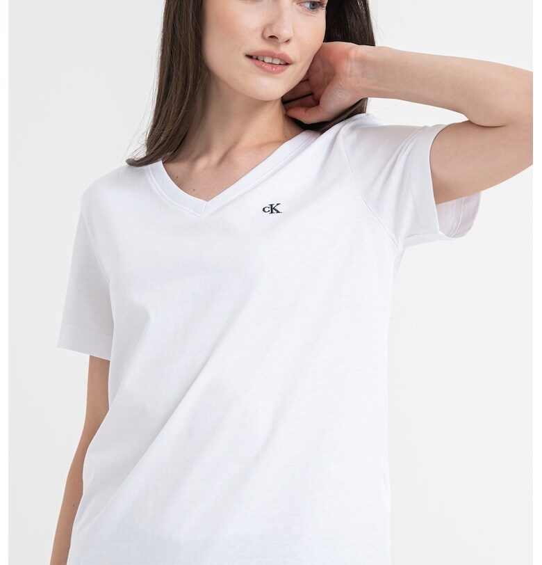 Шпиц тениска с лого CALVIN KLEIN JEANS