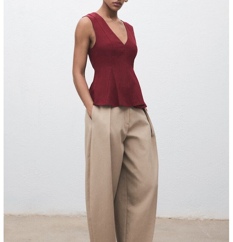 Шпиц топ с лиосел Mango